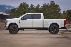 Ford F-250 Super Duty Rear Wheel Well Liners - Rough Country - Rough Country - Black - '17-'22